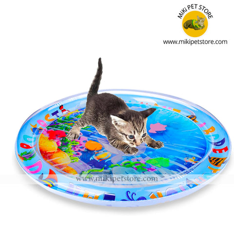 Cat Water Mat Summer Cooling Sensory Play Bed