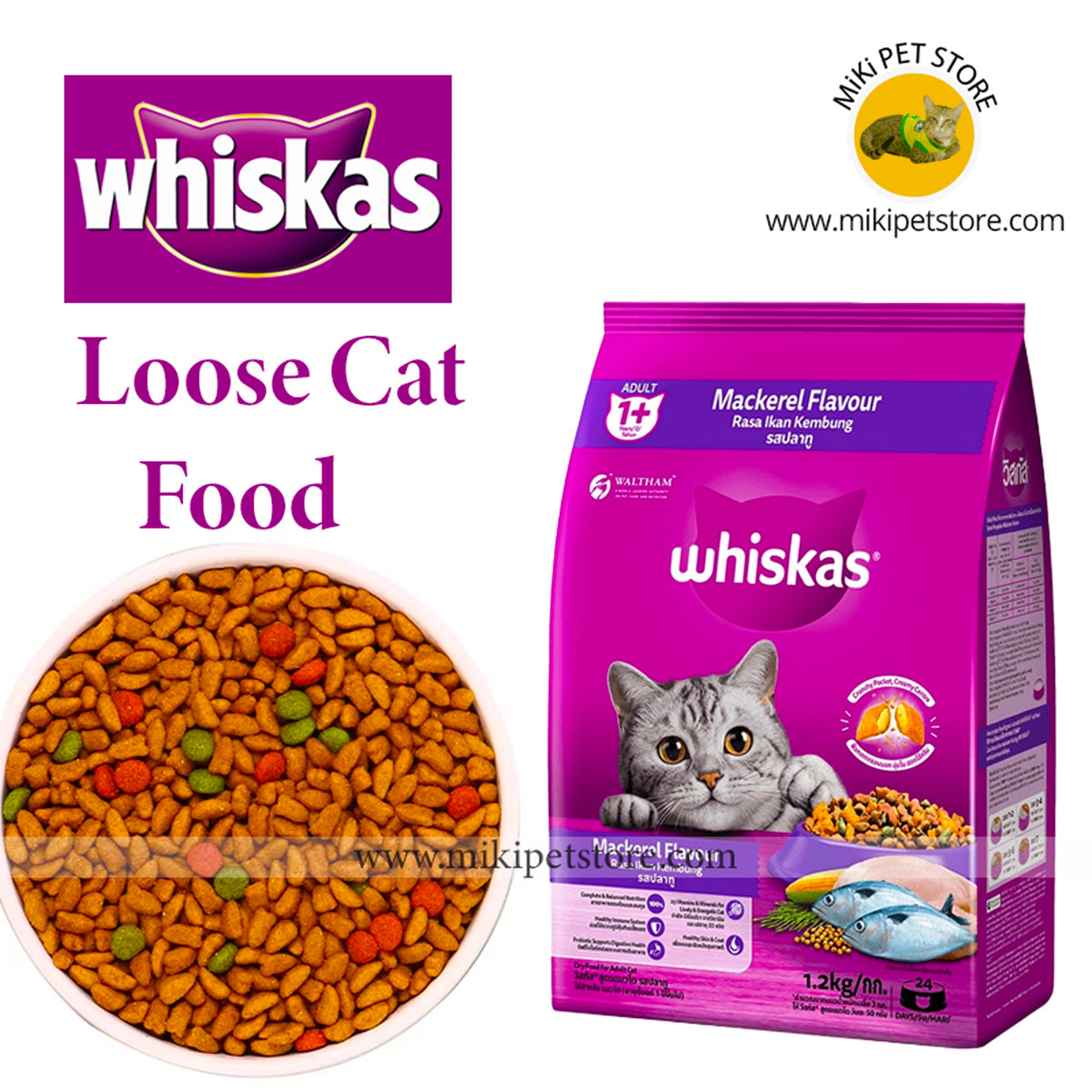 Loose Whiskas Cat Food