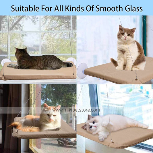 Pet Comfort Window Hammock – Cat Bed Shelf (Holds up to 20kg)