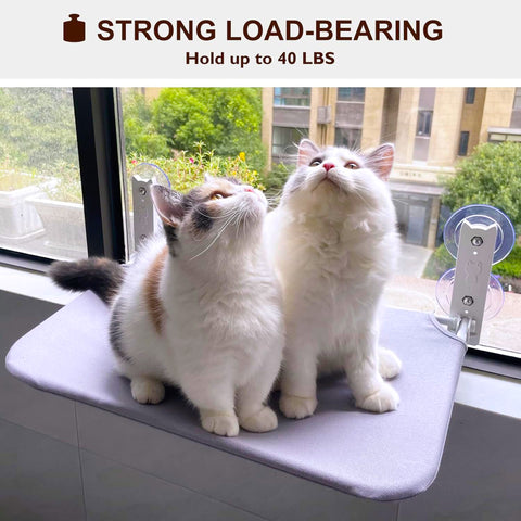 Cordless Window Cat Hammock Foldable Lounger Perch