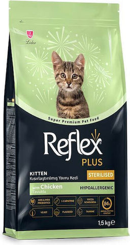 Reflex Plus Kitten Cat Food Sterilised with Chicken
